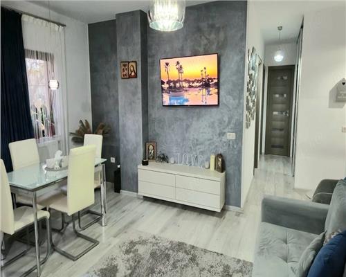 Km 4, apartament 3 camere decomandat, bloc nou, mobilat si utilat modern